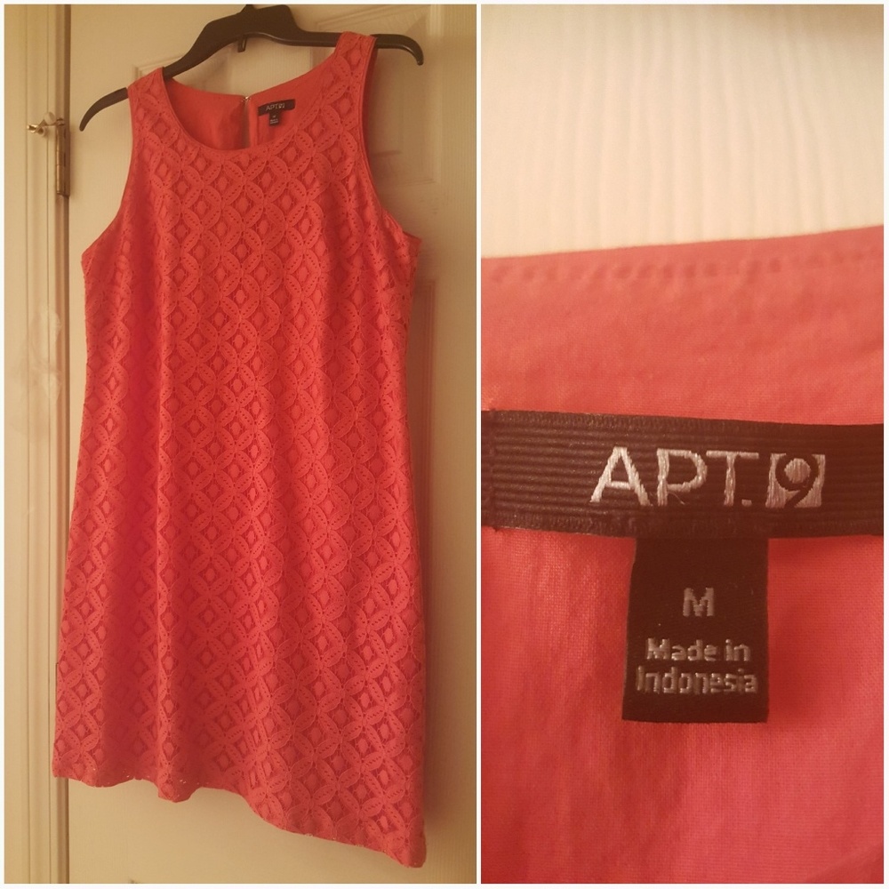 Bundle Only Apt 9 pinkish reddish orangish dress